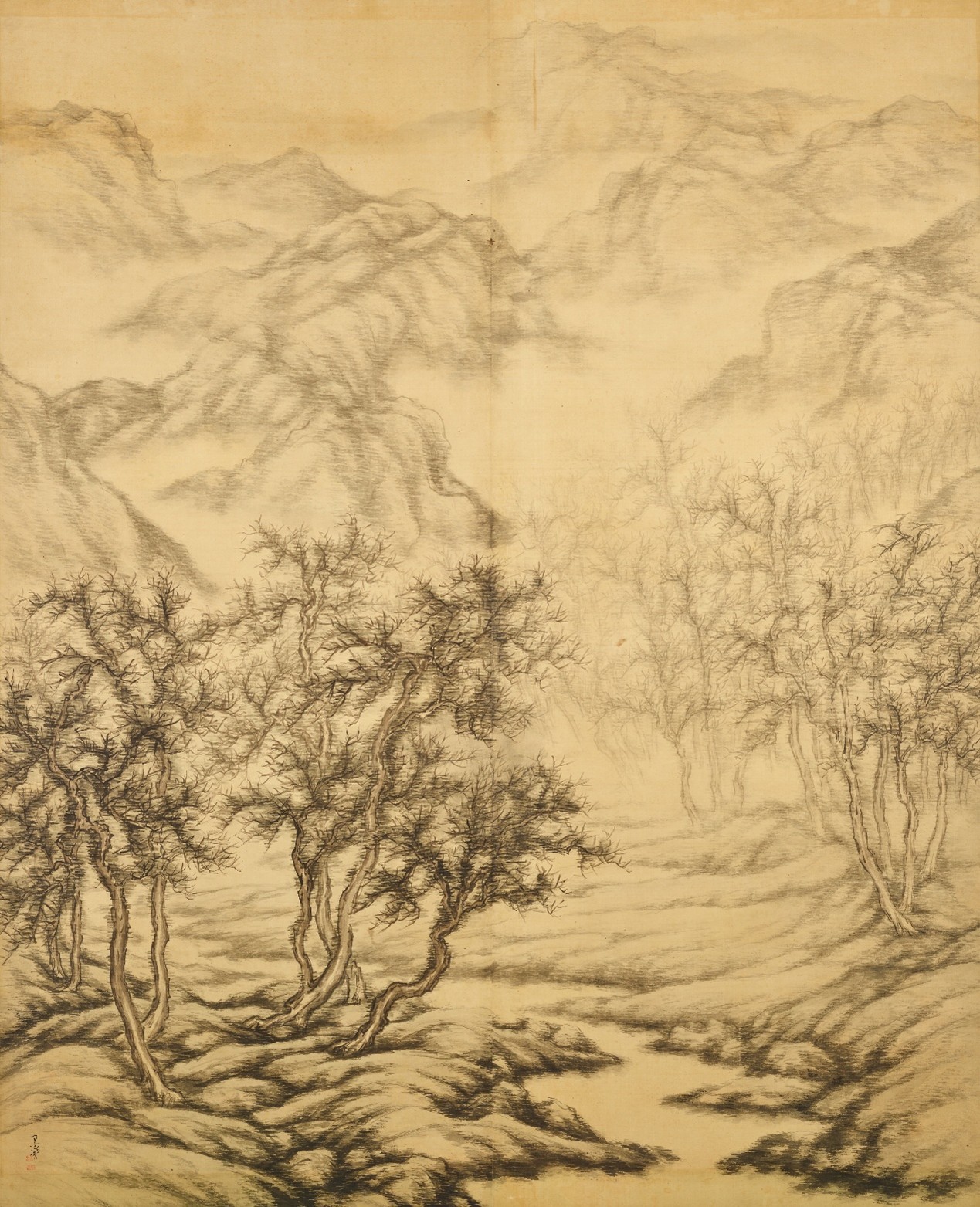 <h2>霑雨清疏</h2><p>作者：李用雨</p><p>创作年代：1935年</p><p>规格：137cm×110.5cm</p><p>品类：绢本水墨设色</p>